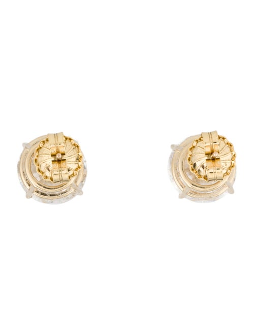 Earrings 14K 8.04ctw Lab-Grown Diamond Solitaire Stud Earrings