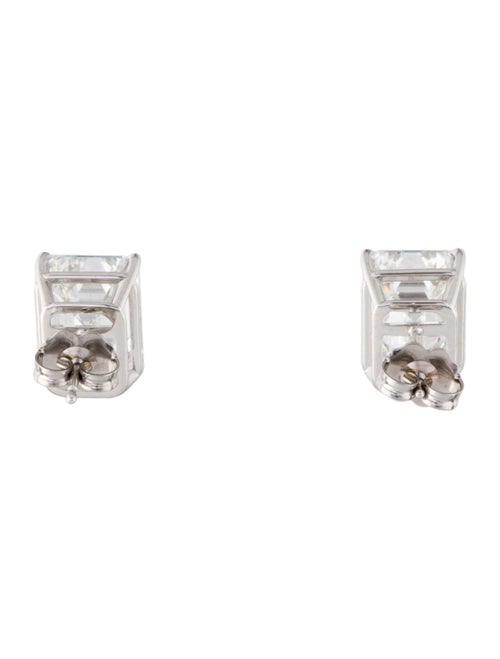 Earrings 14K 8.11ctw Lab-Grown Diamond Solitaire Stud Earrings