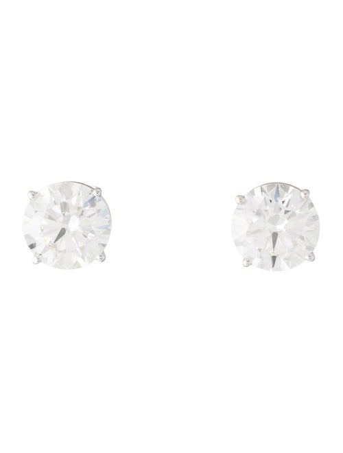 Earrings 14K 9.56ctw Lab-Grown Diamond Solitaire Stud Earrings