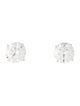 Earrings 14K 9.56ctw Lab-Grown Diamond Solitaire Stud Earrings