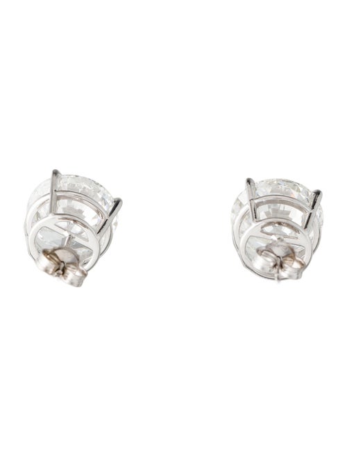 Earrings 14K 9.56ctw Lab-Grown Diamond Solitaire Stud Earrings