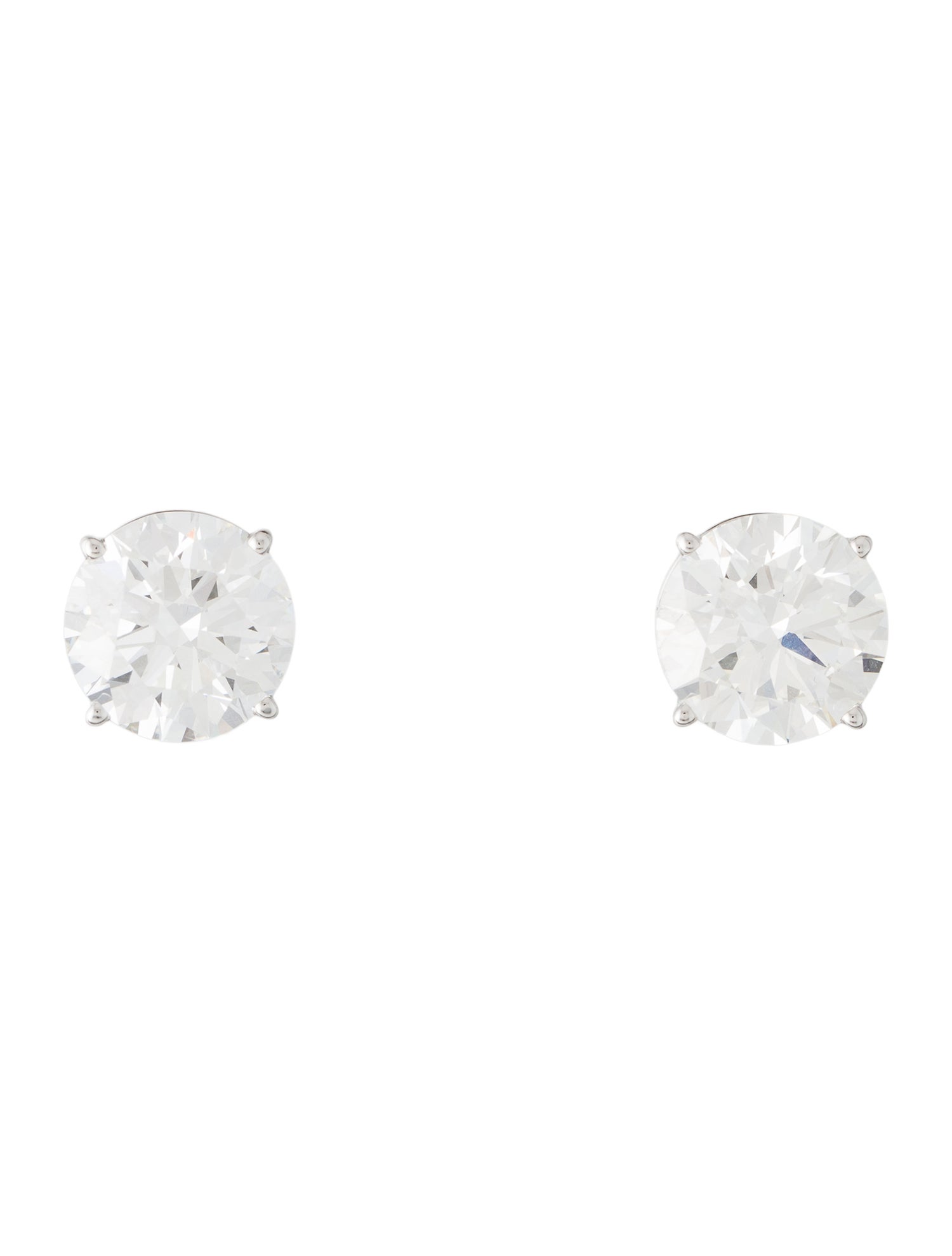 Earrings 14K 9.42ctw Lab-Grown Diamond Solitaire Stud Earrings