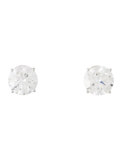 Earrings 14K 9.42ctw Lab-Grown Diamond Solitaire Stud Earrings