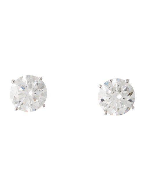Earrings 14K 9.19ctw Lab-Grown Diamond Solitaire Stud Earrings