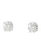 Earrings 14K 9.19ctw Lab-Grown Diamond Solitaire Stud Earrings