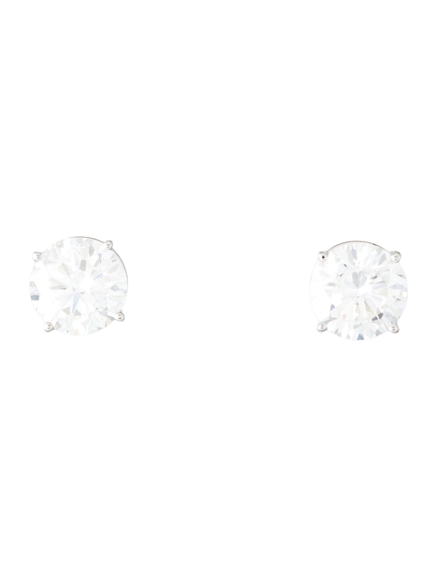 Earrings 14K 9.45ctw Lab-Grown Diamond Solaitire Stud Earrings