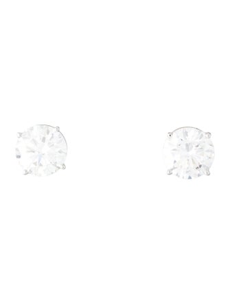 Earrings 14K 9.45ctw Lab-Grown Diamond Solaitire Stud Earrings