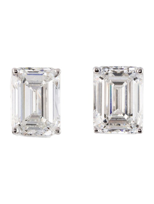 Earrings 14K 6.20ctw Lab-Grown Diamond Stud Earrings