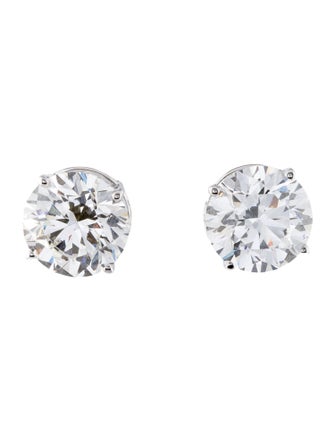 Earrings 14K 7.82ctw Lab-Grown Diamond Stud Earrings