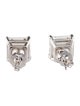 Earrings 14K 5.00ctw Lab-Grown Diamond Solitaire Stud Earrings