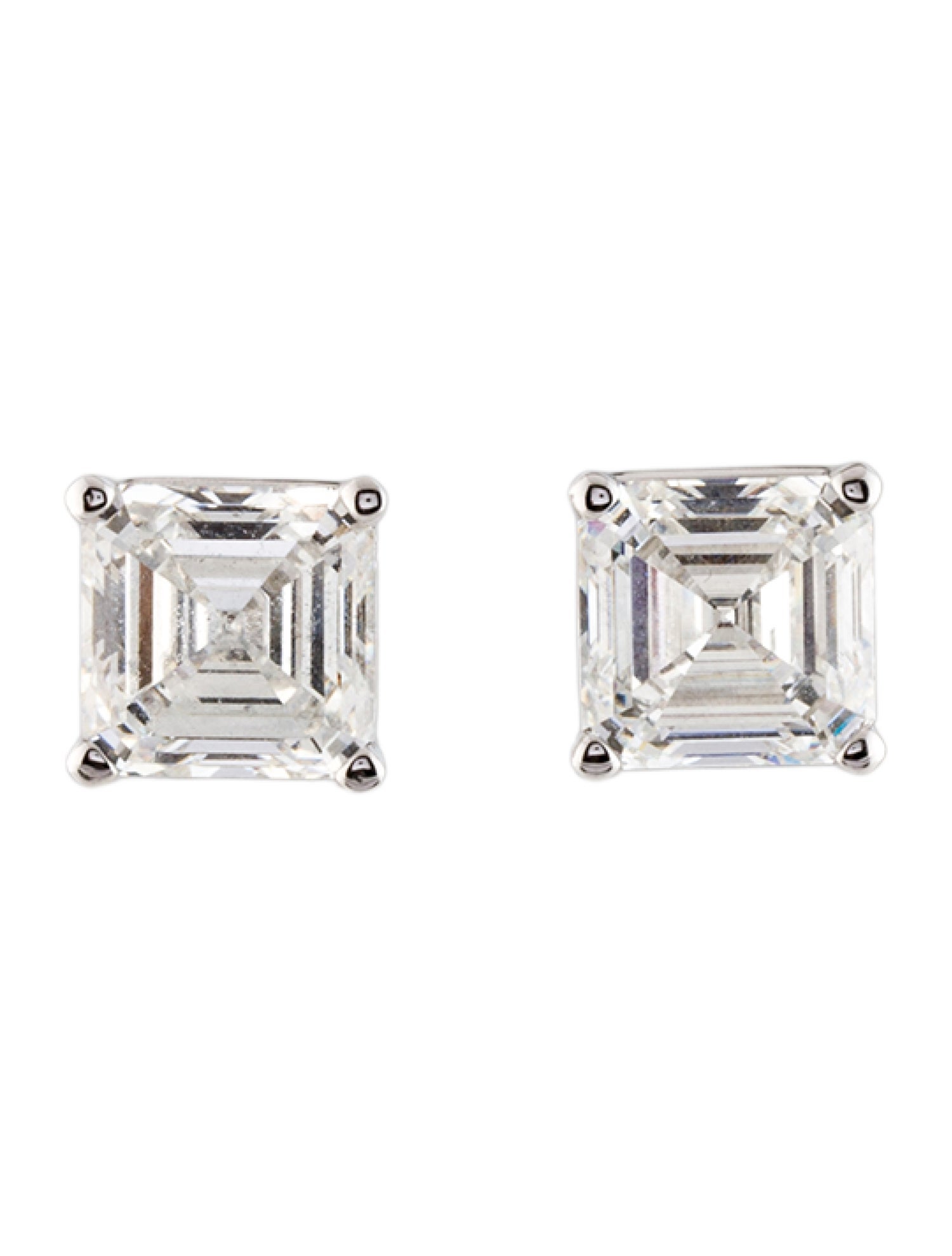 Earrings 14K 5.00ctw Lab-Grown Diamond Solitaire Stud