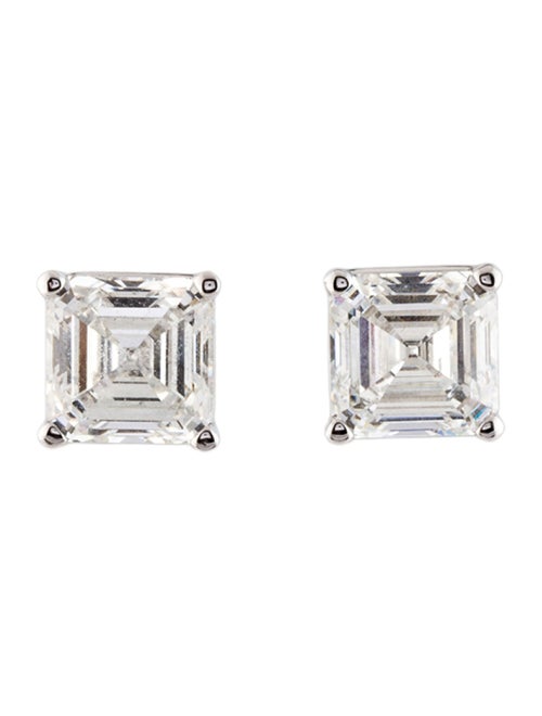 Earrings 14K 5.00ctw Lab-Grown Diamond Solitaire Stud Earrings