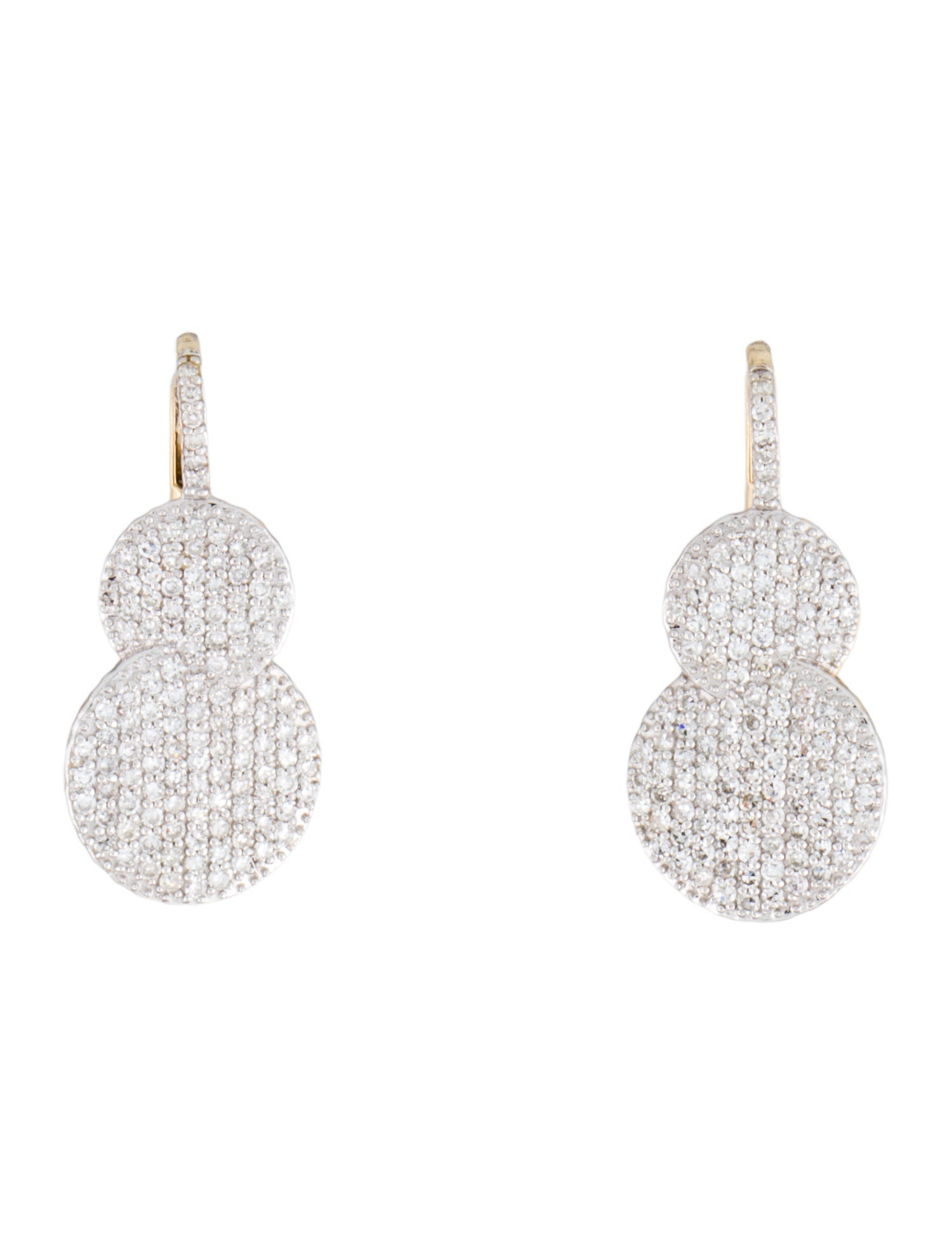 Earrings 14K 1.26ctw Diamond Drop