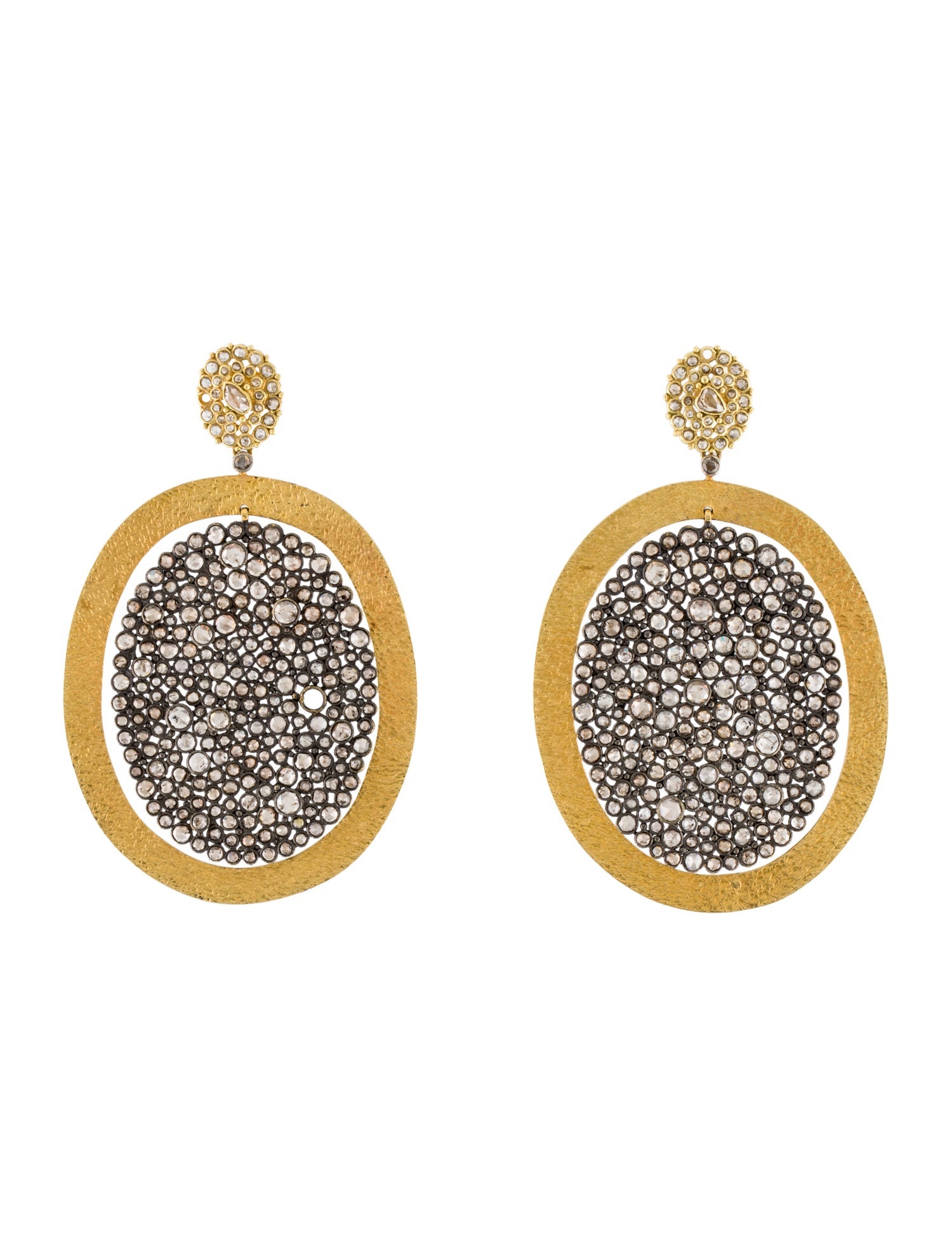 Earrings 18K Diamond Drop