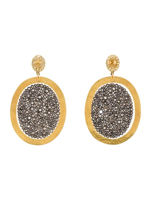 Earrings 18K Diamond Drop Earrings