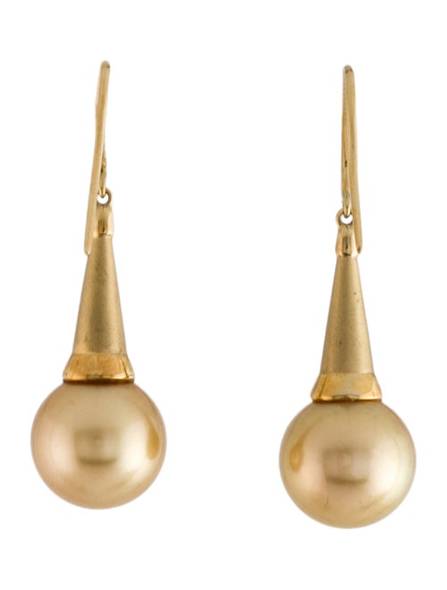 Earrings 18K Pearl Drop Earrings