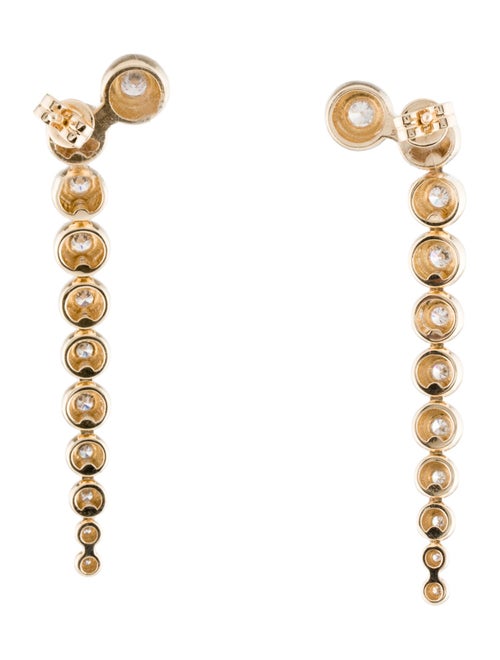 Earrings 14K Diamond Drop Earrings