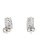 Earrings 14K Aquamarine & Diamond Stud Earrings