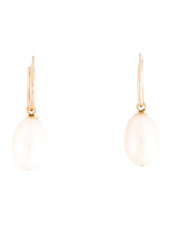 Earrings 14K Pearl Drop Earrings