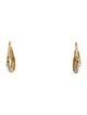 Earrings 14K Diamond Pavé Hoop Earrings