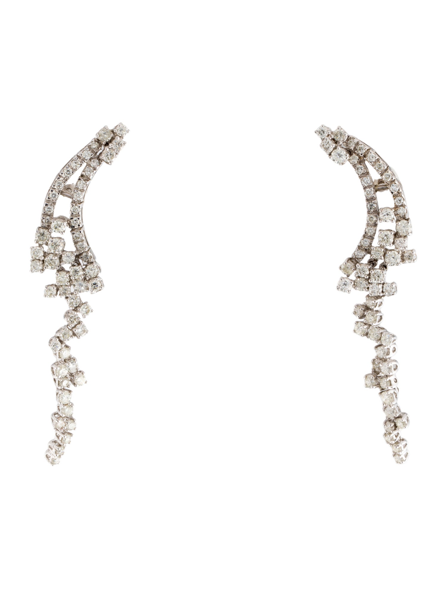 Earrings 14K 3.50ctw Diamond Drop Earrings