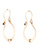 Earrings 14K Diamond Hammered Earrings