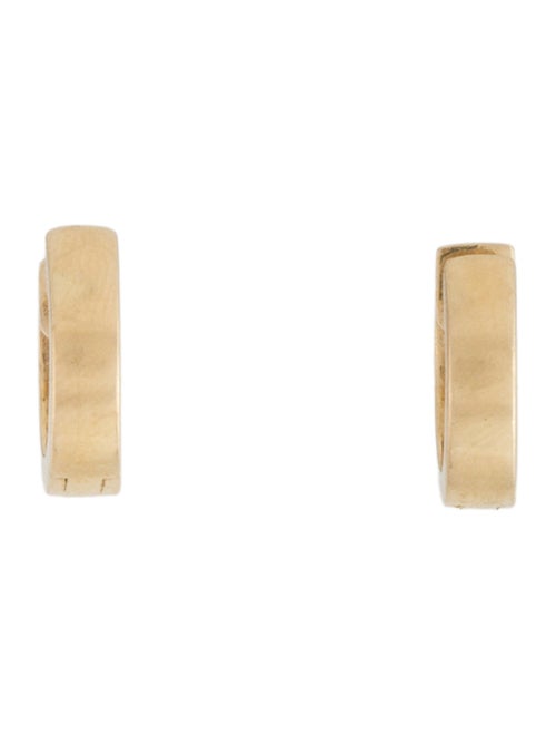 Earrings 14K Diamond Huggie Earrings