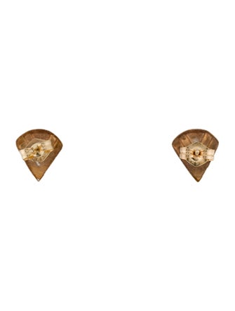 Earrings 14K Diamond Pointed Stud Earrings