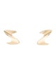 Earrings 14K Zig Zag Stud Earrings