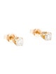Earrings 14K Diamond Solitaire Stud Earrings
