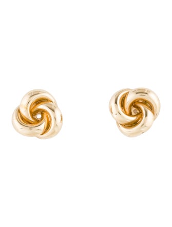Earrings 14K Twisted Knot Earring Enhancer
