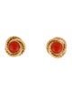 Earrings 14K Coral Stud Earrings