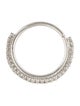 Earrings 14K Diamond Single Hoop Earring