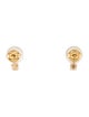 Earrings 14K Pearl & Diamond Stud Earrings