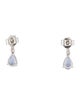 Earrings 14K Tanzanite & Diamond Drop Earrings