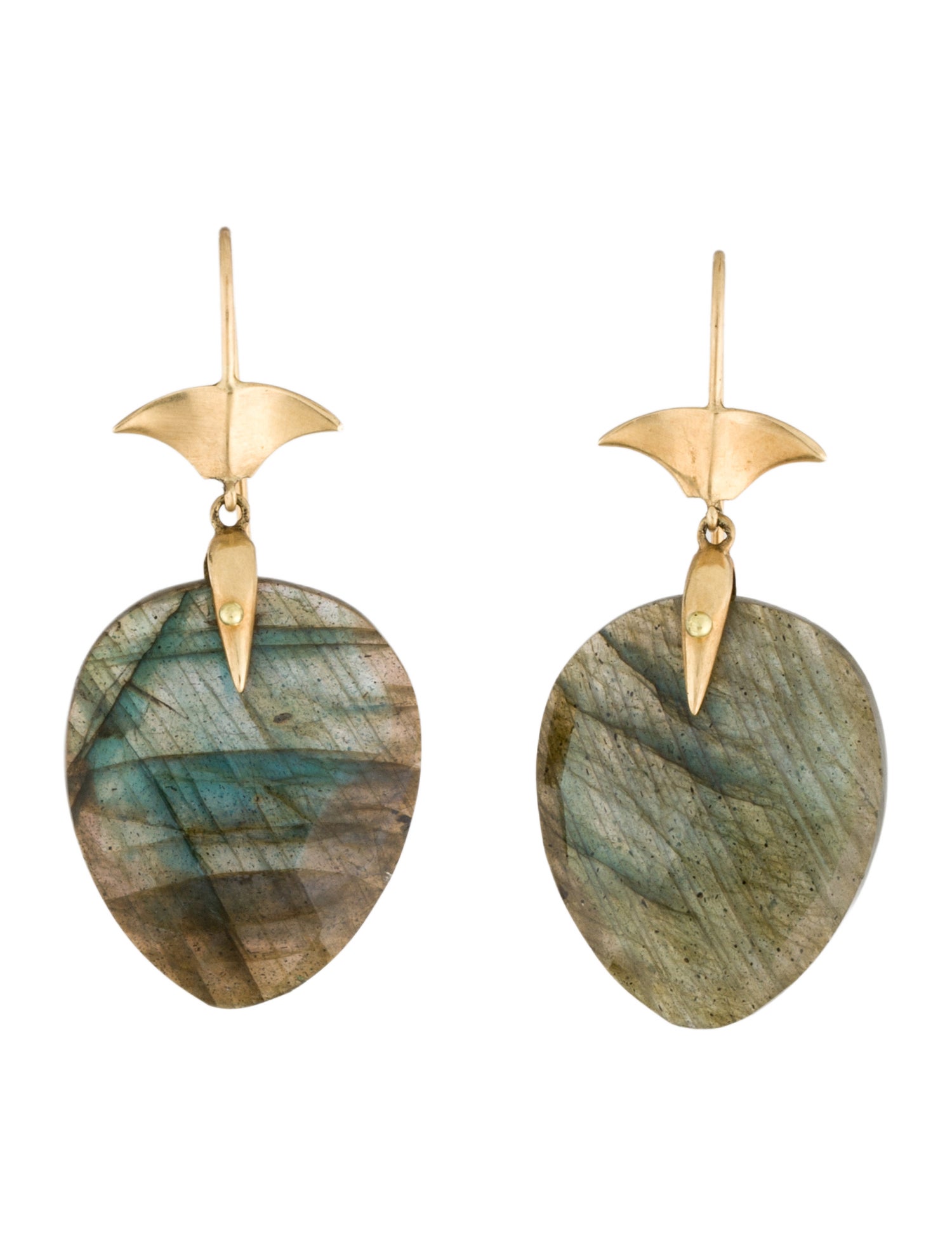Earrings Labradorite Drop