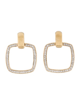Earrings 14K Diamond Drop Earrings
