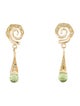 Earrings 14K Peridot Drop Earrings