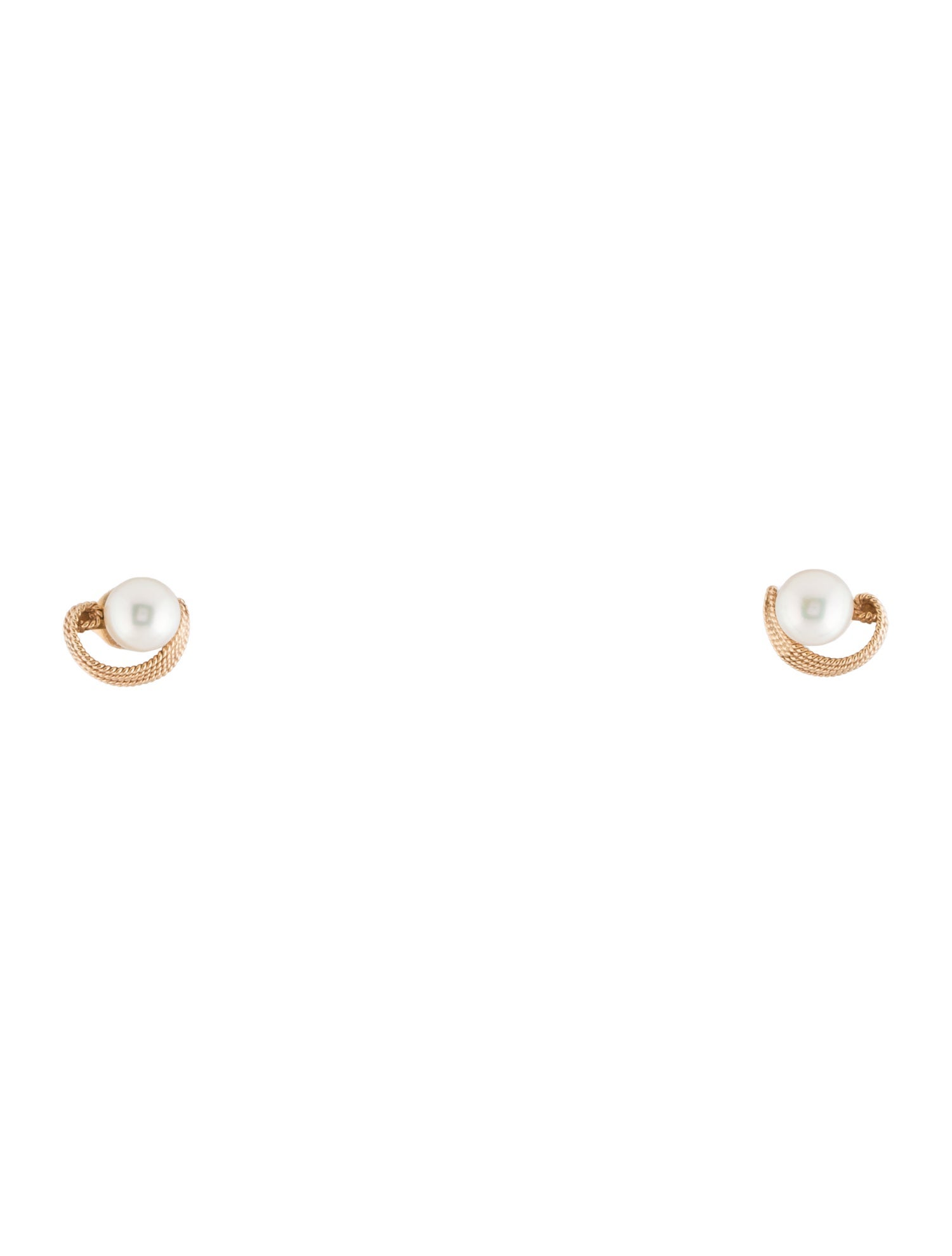 Earrings 18K Pearl Stud Earrings
