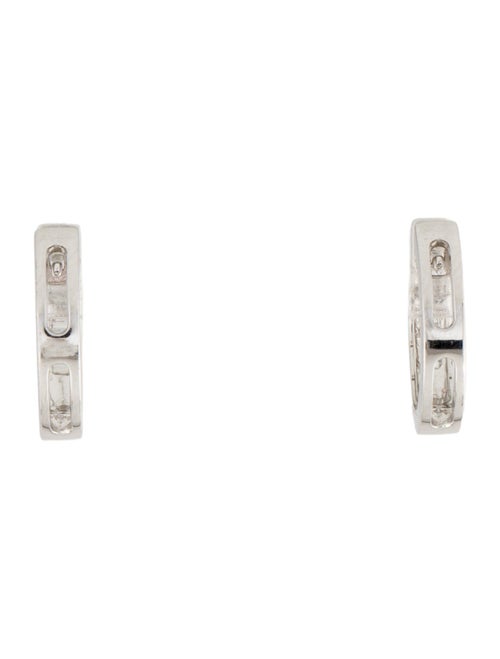 Earrings 14K Diamond Hoop Earrings