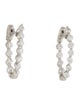 Earrings 14K 1.98ctw Diamond Oval Inside-Out Hoop Earrings