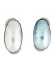 Earrings 14K Pearl & Diamond Clip-On Earrings