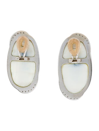 Earrings 14K Pearl & Diamond Clip-On Earrings