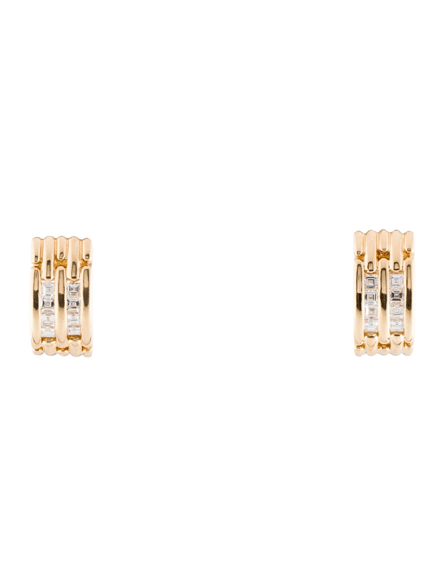 Earrings 18K Diamond Earclips