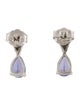 Earrings 14k Tanzanite & Diamond Stud Earrings