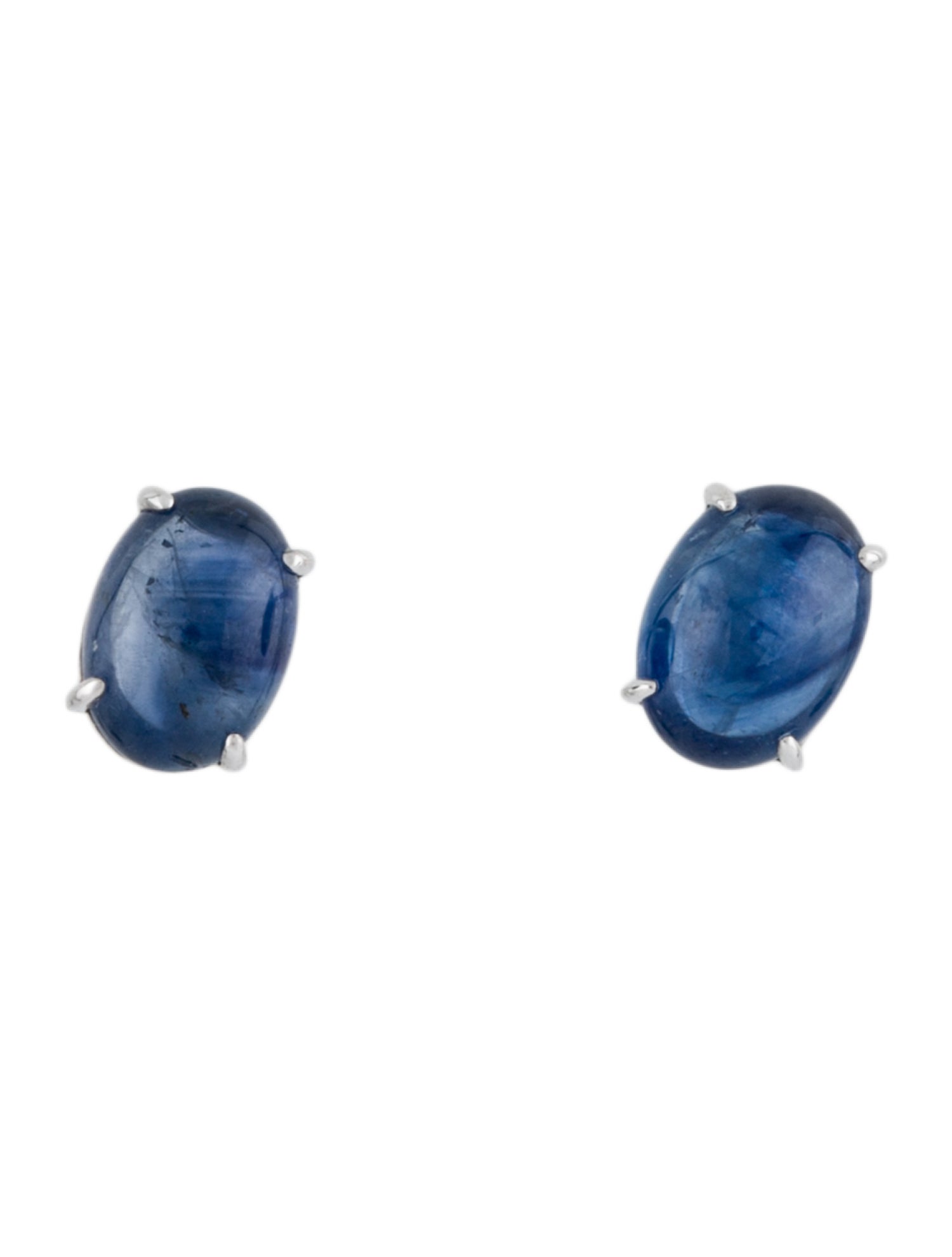 Earrings Platinum Sapphire Stud