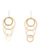 Earrings 14K Circle Drop Earrings