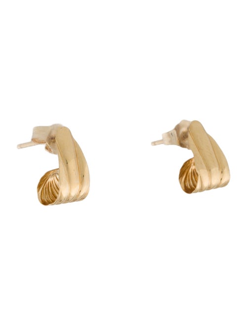 Earrings 14K Small Curl Earrings