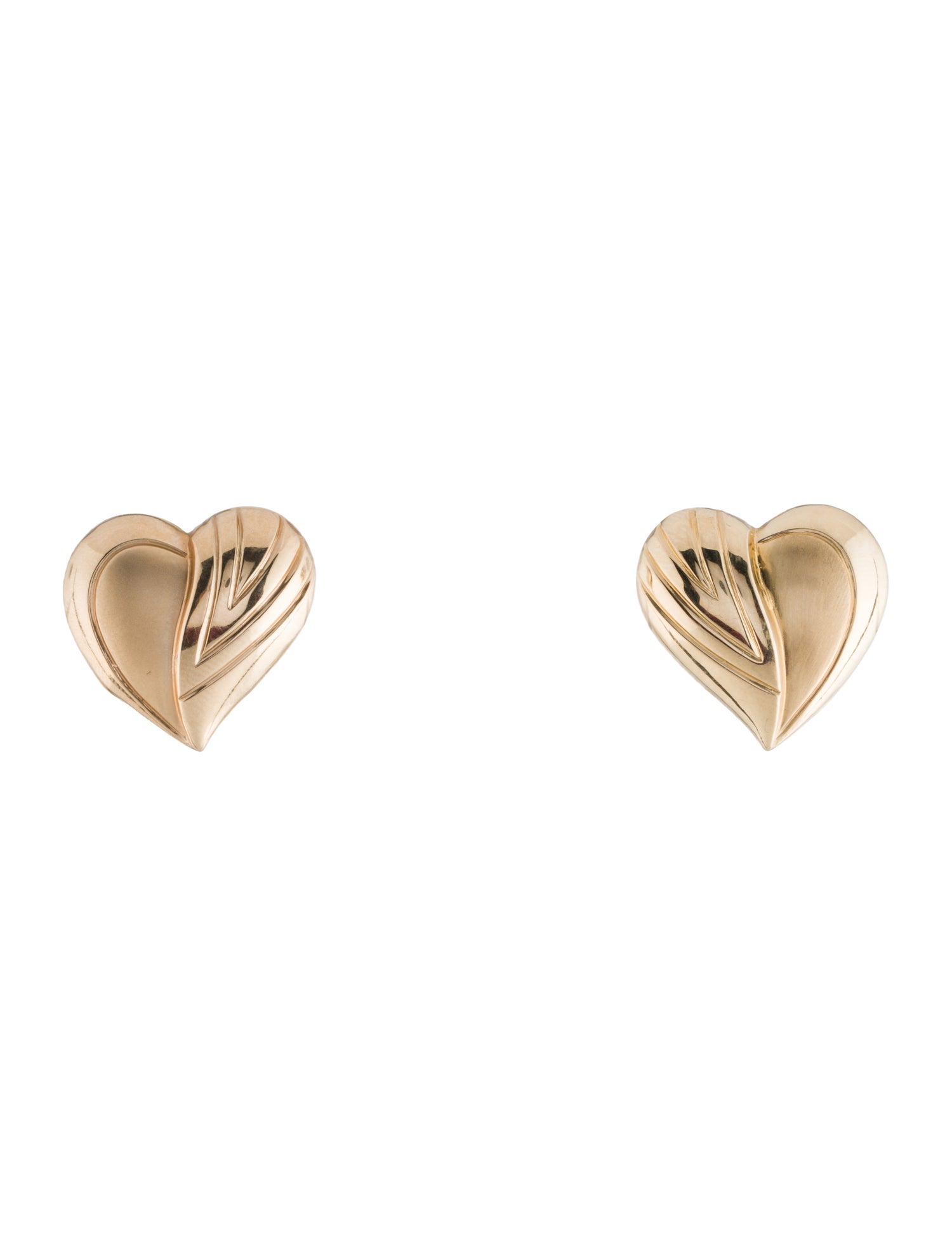 Earrings 14K Heart Stud