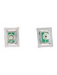 Earrings 14K 5.93ctw Emerald & Diamond Stud Earrings